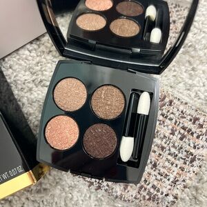 NWT Chanel  Les 4 Ombres Tweed Eyeshadow Brun Et Rose